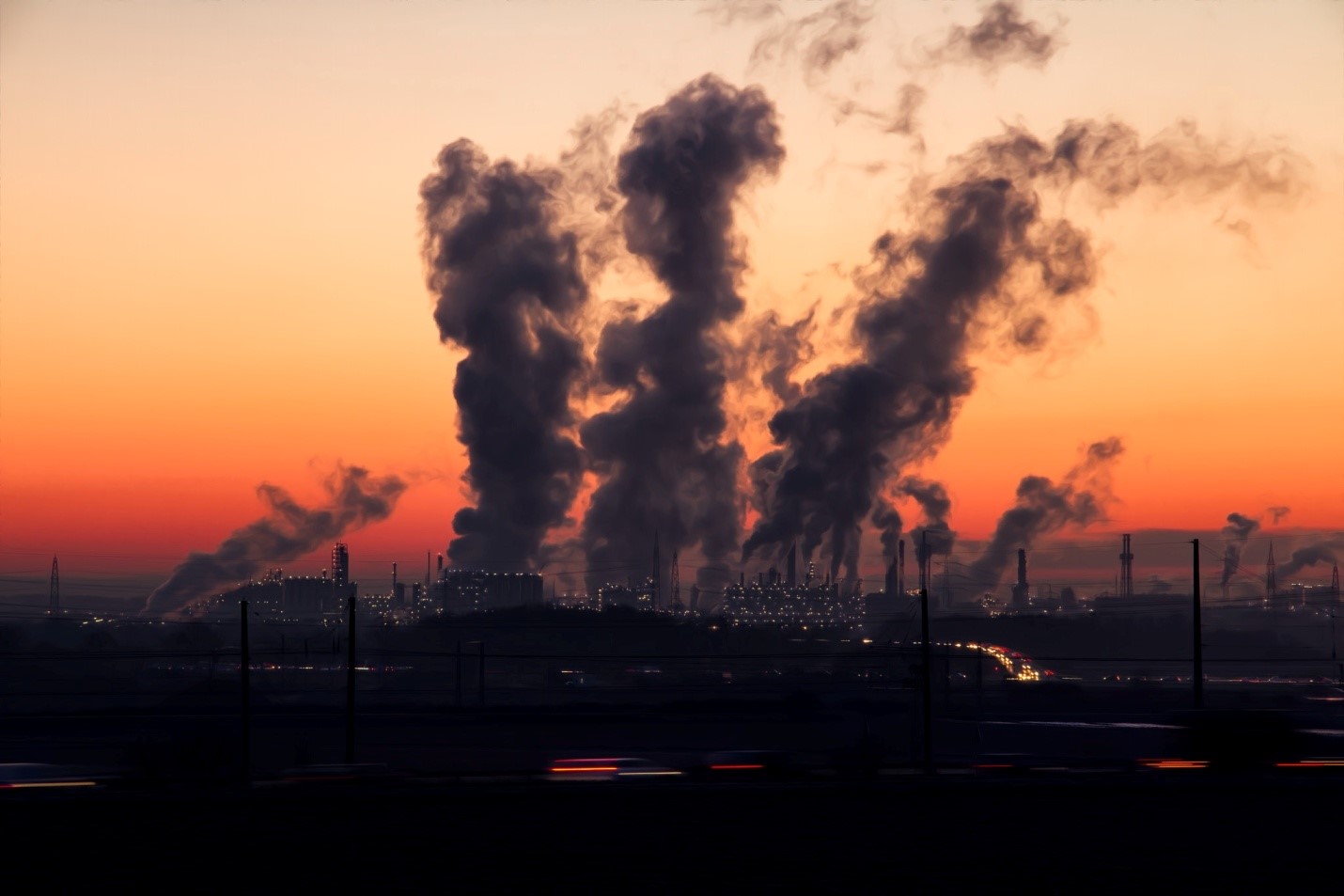 Air pollution contributes to global warming and poses health risks